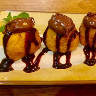 Papanasi cu crema Nutella