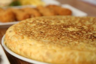 Tortilla Normal Con Cebolla