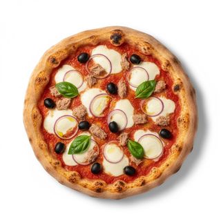 Tonno, olive e cipolla