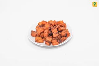 Patata frit + alloco + 2 oeufs