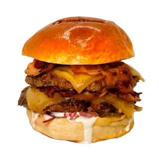 Burger emmental cheese