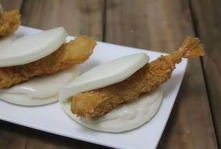 Bao Al Vapor Relleno De Langostinos Cocidos (1 Ud.)