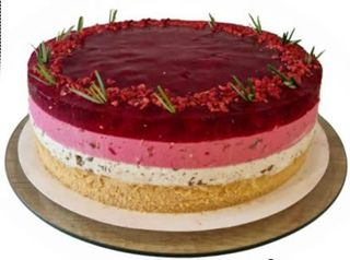 Malinowa Stracciatella GF SF KETO