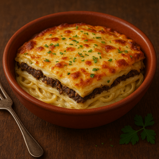 Lasaña Sanguinaccio (Morcilla)