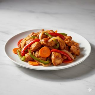 Pollo Con Salsa Picante