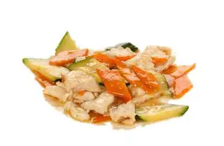 416 Pollo con verdure