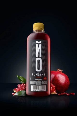 Комбуча в пляшці Йо гранат(1000мл)