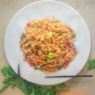 牛肉炒饭Beef fried rice