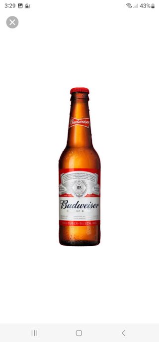 Cerveza Budweiser (330 Ml.)