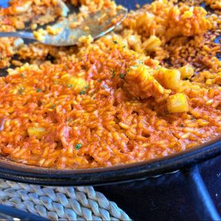 Arroz Seco o Meloso de Mariscos x 2 Unid.