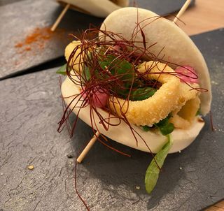 Bao de Calamar a la andaluza (2 Ud.)