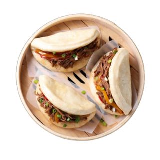 Baos Rellenos De Pulled Pork Y Ensalada Variada (3 Uds.)