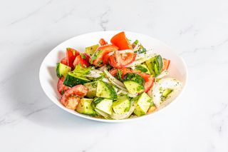 Sencilla árabe (vegano/sin gluten) - سلطة عربية