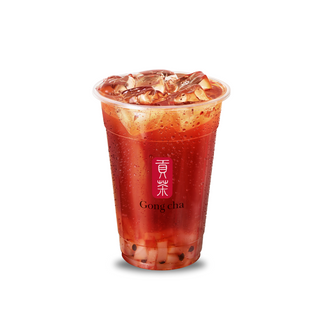 Strawberry Passion Fruit Earl Grey with Nata de Coco