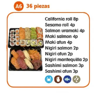 A6. Bandeja (36 Pzs.)