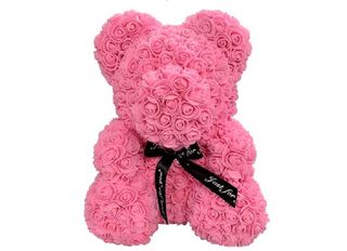 Мече, розово, голямо, в луксозна кутия