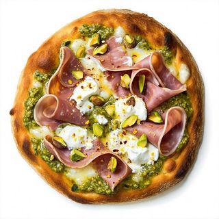 Pizza gourmet pistacchiella