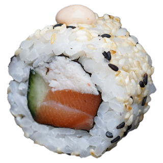 Рол Каліфорнія з лососем та крабом (8шт/202г)