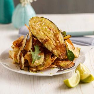 Berenjenas Fritas Con Miel Y Lima