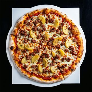 Patate e salsiccia - grande 45 cm