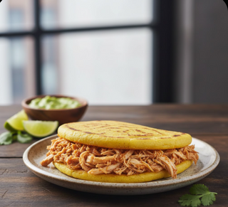 Arepa De Pollo Mechado