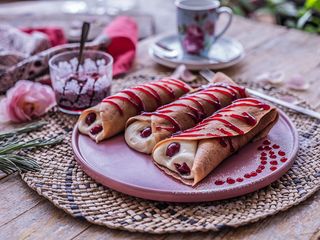 Palačinka sa Nutellom i višnjom