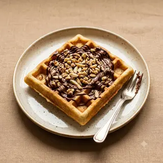 Gaufre Nutella Noix Amande