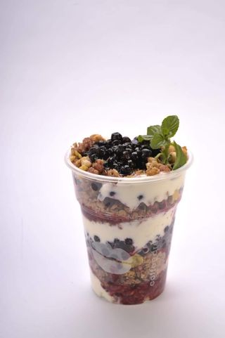 Crunchy parfe borovnica