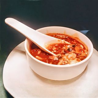Chicken hot & sour soup
