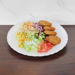 Piatto Falafel e insalata