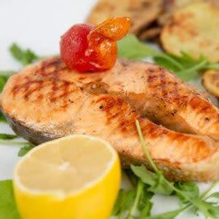 Cotlet somon la grătar