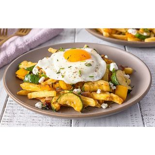 Loaded Breakfast Fries and Eggs