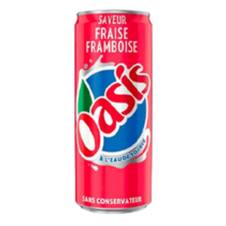 Oasis de fresa y frambuesa (330 ml.)