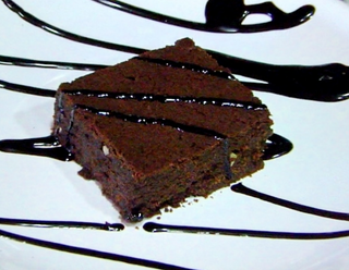 Brownie de chocolate (porción)
