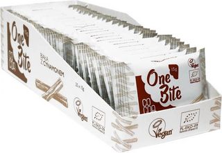 ONE BITE TABLICZKA BIAŁA Z CYNAMONEM BIO 15 g - COCOA