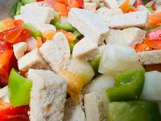 Picadillo de huevas de merluza 