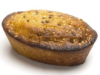 Pasticciotto con frolla ai 5 cereali e pezzettini di mela