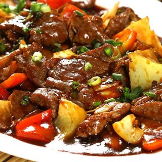 Vita picanta cu alune de padure si orez la abur hey