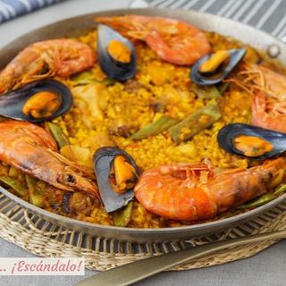 Paella Mixta Para 2 Personas
