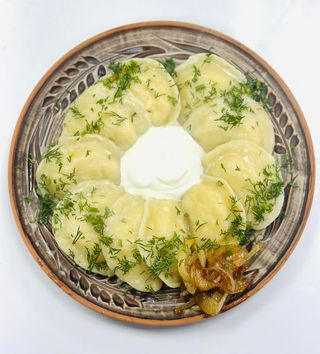 Вареники з картоплею та сметаною  (0.35кг)