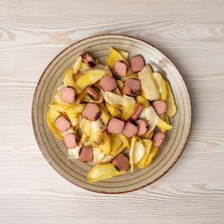 Patate dippers con wrustel e provola dei Monti Lattari