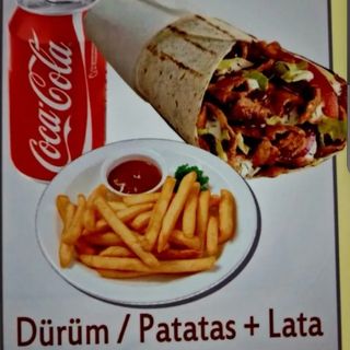 Menú durum cordero  con todo