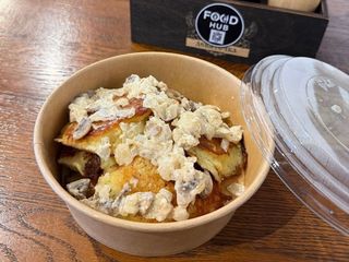 Деруни з вершково-грибним соусом (250g)