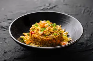 Fried Rice Salmon & Shrimps 