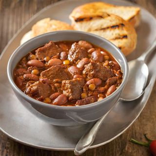 Beans Mixed With Meat