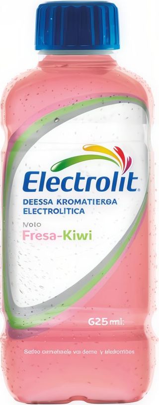 Electrolitos sabor fresa y kiwi 625 ml.