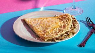 კრეპი სოკოთი და ყველით