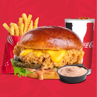 Meniu Smashed Crispy Burger Picant