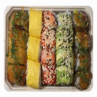 Caixa com Sushi de Salmão e Frito(A08)