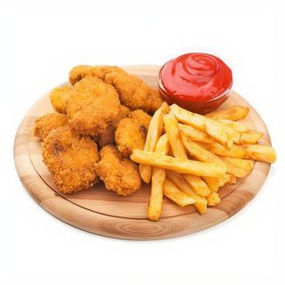 Nuguets De Pollo Con Patatas